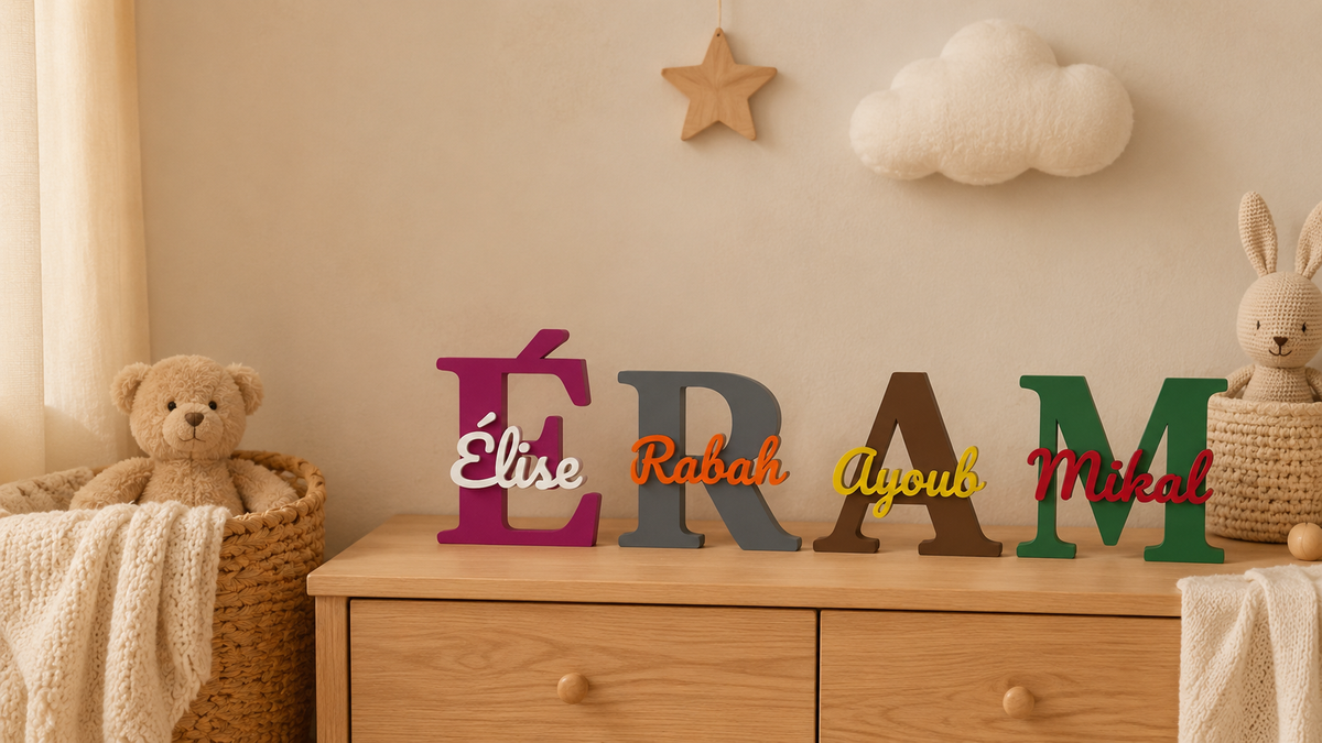 Lettres prénom personnalisées