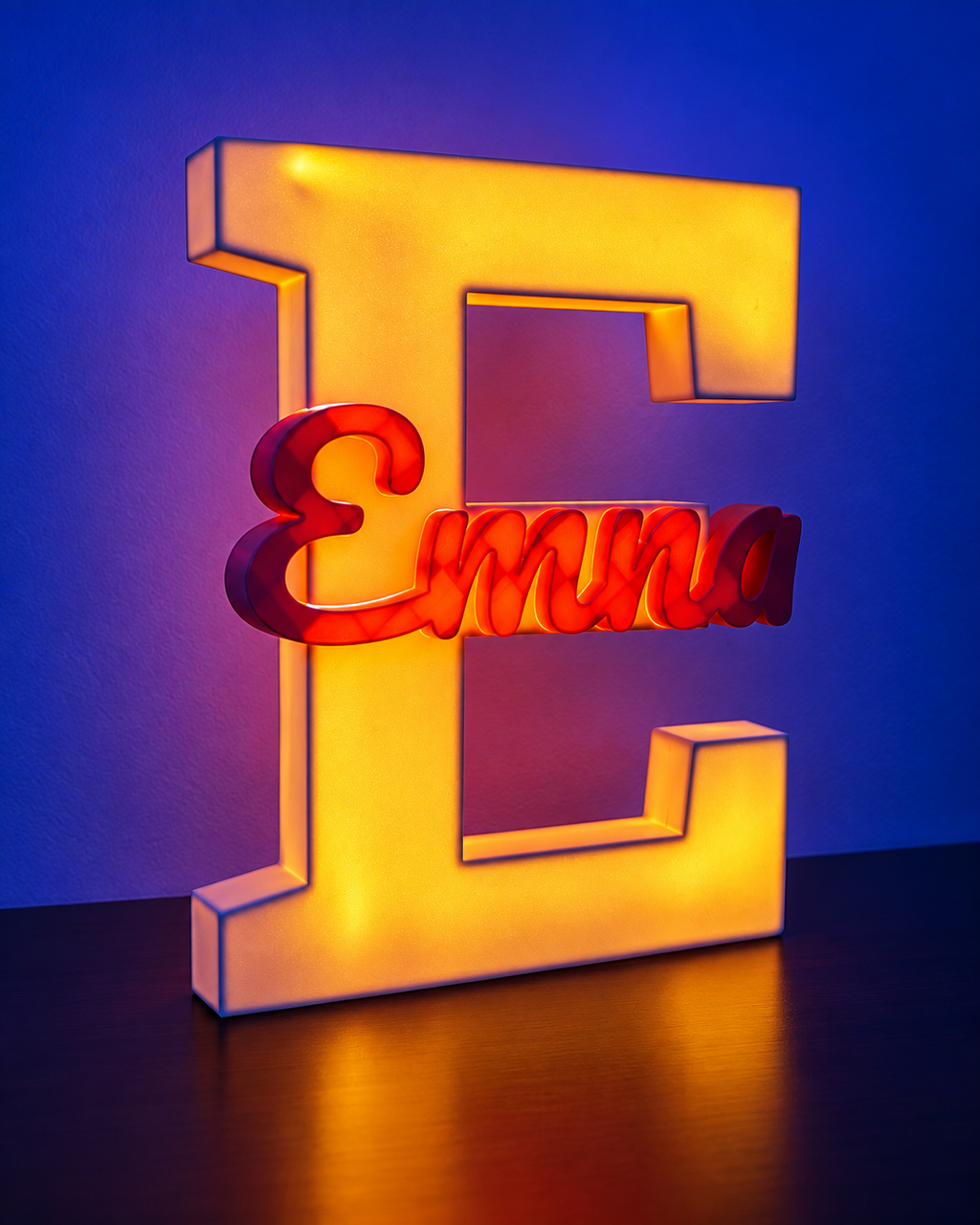 Lettre prénom personnalisée LED – Déco chambre bébé et enfant